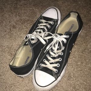 mens black converse size 12